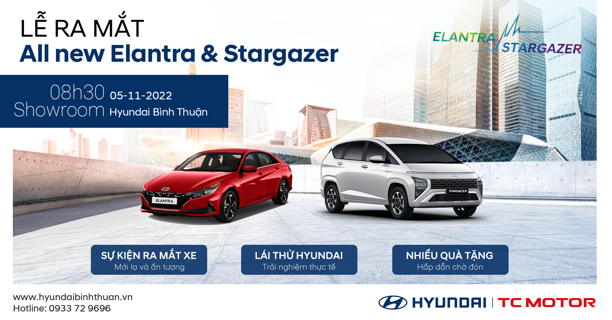 Sự kiện ra mắt Hyundai All New Elantra và Hyundai Stargazer